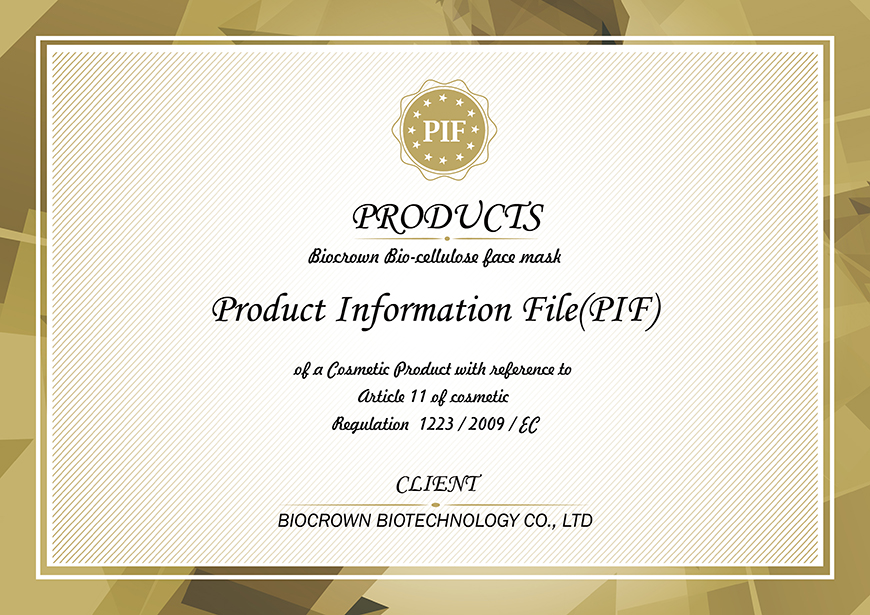 EU PIF Certification