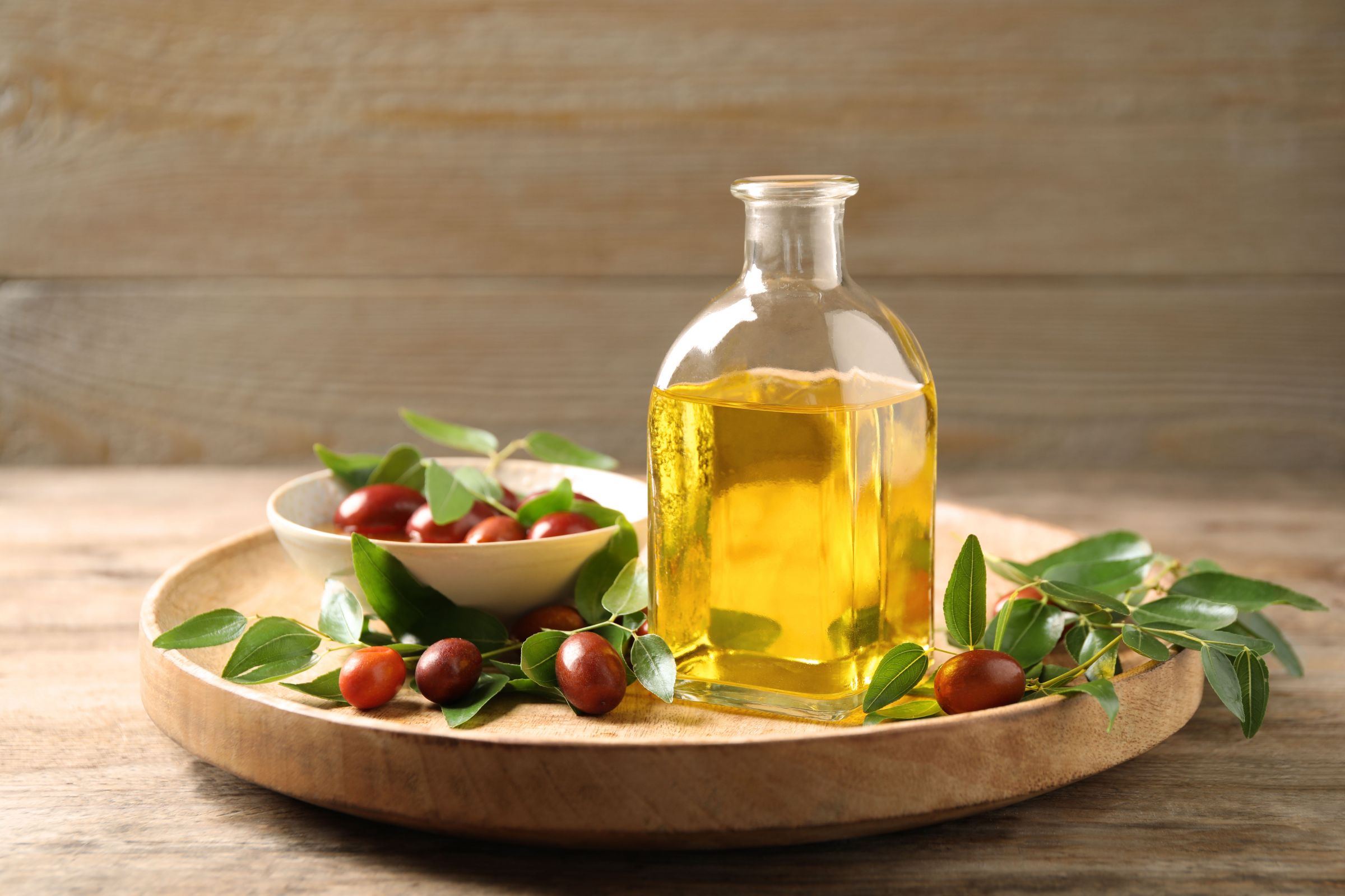 O Óleo de Semente de Jojoba é um dos ingredientes populares que as pessoas adicionam ao pó líquido para bebês.