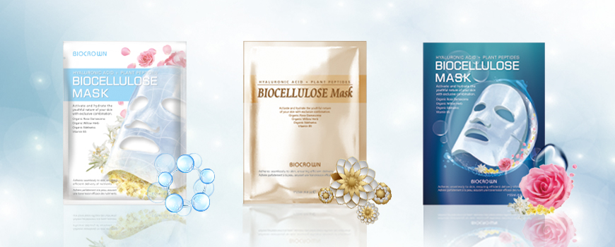 BIOCROWN Máscara Facial 3D de Biocelulose